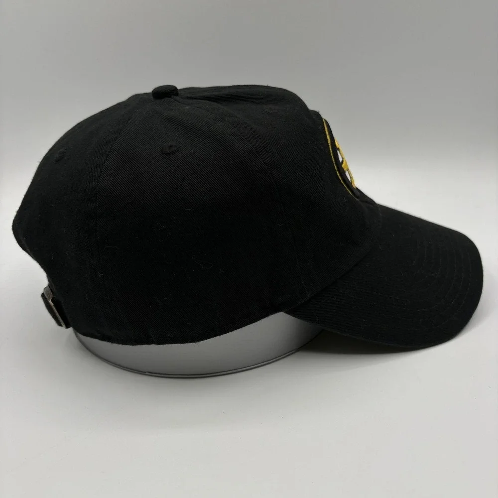 Boston Bruins 47 Brand Hat Cap Strap Back One Size Black Mens NHL Hockey